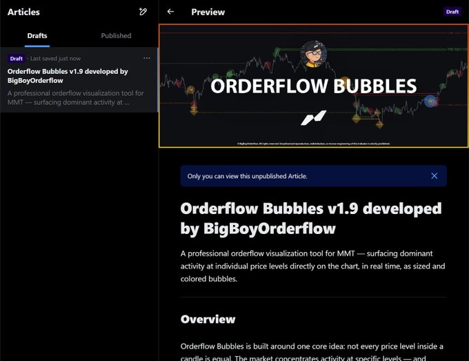 idsignals is a dashboard for the order flow bubbles trading service that allows users to see real time data about the stock market and to place orders.