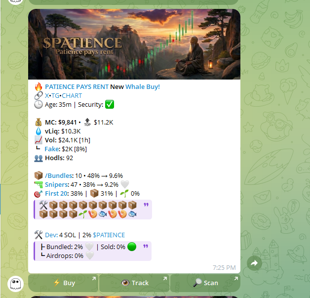 The main focus of the image seems to be an advertisement for a trading app called Spactionance, which emphasizes the importance of patience as part of its services. The ad shows various items such as a map, a candle, two boxes, and some cartoon characters that are related to trading in the virtual world. This visual representation serves to highlight how users can benefit from using Spactionance's platform with patience, allowing them to take their time making trades while potentially gaining higher returns on their investments.