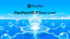 Promotional banner with Pacifica logo and text 'Pacifica MCP Now Live!' on a blue water-themed background.