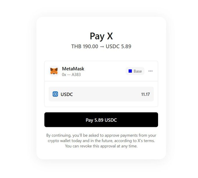 The image shows a screenshot of a payment form, specifically for a cryptocurrency called Pay X. The form displays instructions on how to complete the transaction using USDC as the payment method. It also includes details about the terms and conditions of the transaction, such as the time frame within which the payment should be processed and any additional fees or charges associated with the transaction.