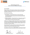 A document showing a "Consulting Agreement" between "BANE Network Inc." and "BXE Foundation," with accompanying promotional text announcing a former Bitcoin investor's $100,000 price target for XRP, the XRP Ledger's expansion into a $2.5 trillion media industry via the BXE token, and a BXE token exchange listing on August 26th.