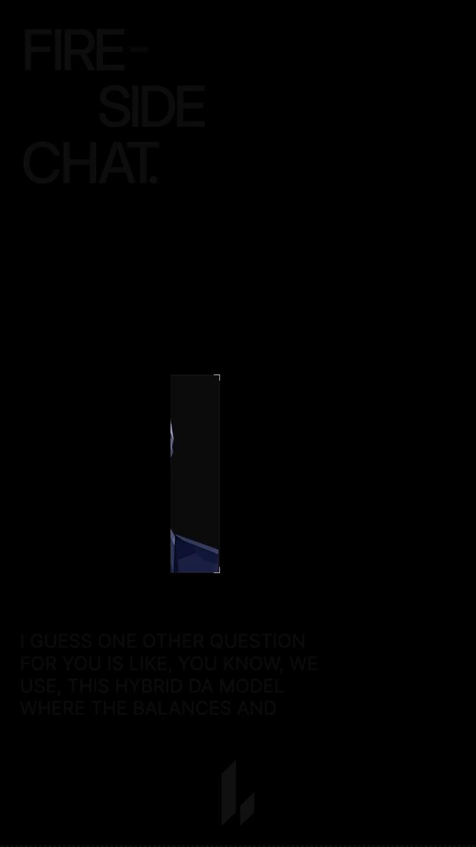 The image features a poster with a black background and white text that reads "Fire Side Chat". The poster also includes an explanation of how Lighter's escape hatch works, stating that users can ask any question for you to know whether they are right or wrong in your knowledge base where the balances and the orders.