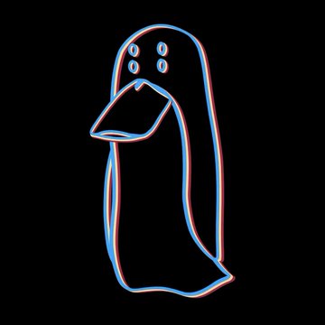 A stylized ghost figure with a red and blue chromatic aberration effect serves as a thematic illustration, evoking the idea of an anonymous investigator or "sleuth" who covertly infiltrated the criminal organization mentioned in the article.