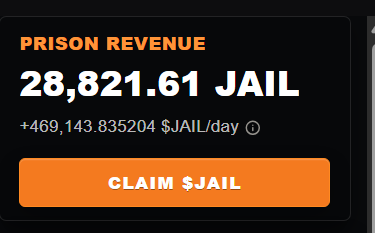 The image features a screenshot of an online post, possibly related to the Prison Revenue page on a website called Mers. The post contains information about prison revenue and specifically mentions "Prison Revenue" and "28,831,821". It also states that there's a "claim $ jail" form available, suggesting an opportunity to claim for jail time if someone can prove they were wrongfully imprisoned. The photo is set against the backdrop of a gray wall in the upper right corner.