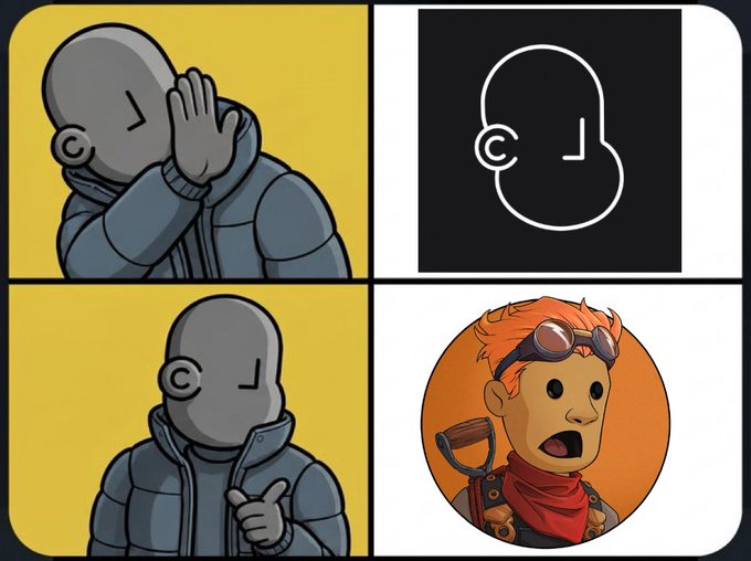 The image shows a cartoon depiction of two people with one person wearing a jacket and the other wearing a scarf. The caption below the image reads "The Original NPCs, on @ApeChainHUB @apecoin @notapunkscult". This suggests that the image is related to a discussion or post about the characters in the cartoon series "The Original NPCs", which features anthropomorphic characters with human-like appearances and behaviors.