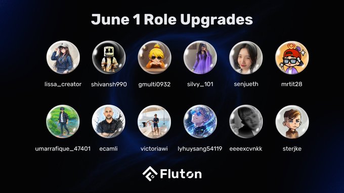 "In the #FlutonIO community, another 12 members have officially taken on the Encrypted role to recognize their outstanding contributions."