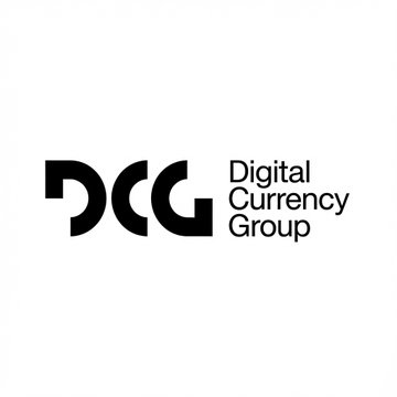 The image shows the logo of "Digital Currency Group" (DCG), the company referenced in the post as Barry Silbert's firm facing an ongoing fraud lawsuit from investors regarding the Genesis Yield program.
