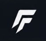 A stylized white 'F' logo on a black background, the logo for Fliff.
