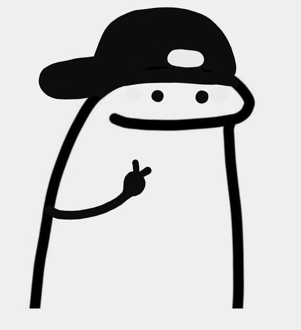 A simple line-drawn cartoon character wearing a black cap backwards holds up a peace sign with a cheerful grin. The "Wen Binance listing" post suggests a playful reference to the crypto community's common question about when a token will be listed on Binance, with the chill, meme-like character embodying the casual, hype-building attitude typical of such posts.