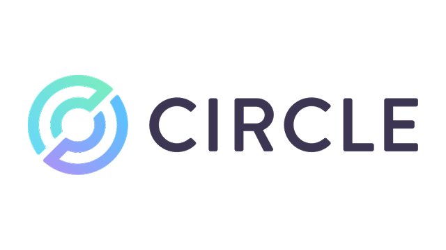 A logo for 'CIRCLE' featuring a stylized circular icon in gradients of teal, blue, and purple.