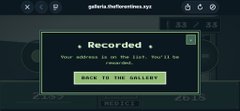 The image shows a Guitar Hero-style "Recorded" screen from the website "theflowvideo.xyz," displaying a high score of 1,933,315 points with the prompt "You will be back to see it again if it the Tronback." Below it reads "BACK TO THE GALLERY," tying into the post's playful slang about having similar skills ("go enter the same trouser," meaning "be in the same league") as the top scorer.