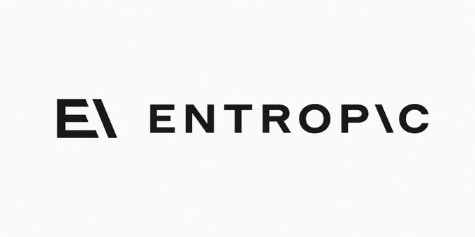 The black logo for 'ENTROPIC' displayed on a white background.