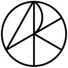 The image shows a stylized geometric logo featuring intersecting lines forming an "A" shape within a circle, resembling the Ark Invest logo. This represents ARK Invest's recent purchase of 217,896 Circle (CRCL) shares valued at $13.7 million.
