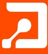 An orange square icon displays a bold white SharePoint-style connected-node symbol.