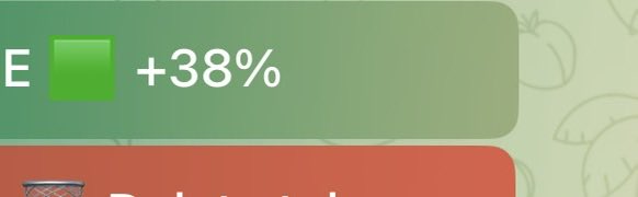 The image shows a stock or cryptocurrency tracker displaying "+38%" gains in green, with a red "Related" section below, suggesting a stark contrast between a previous successful investment and a current loss to zero, reinforcing the cautionary message "don't be like me."
