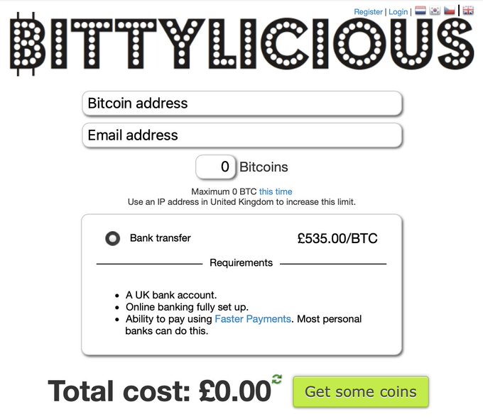 ?"@Bittylicious_ was a start-up company selling bitcoin with several articles about Bitcoin published for various blogs. It has been operational since 2013, yet they are still operating today after 13+ years. They have posted this image of their Bitcoin adder page on their website to give users an idea of what the site is all about.