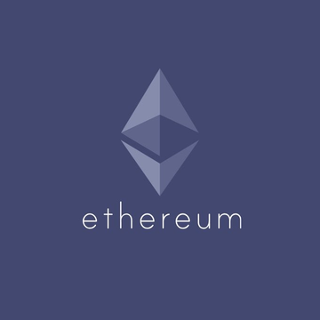 The image displays the Ethereum logo (a geometric diamond-shaped symbol) on a dark blue background with the text "ethereum" beneath it. This visual serves as branding for the accompanying news about Ethereum ETFs achieving 10 consecutive days of net inflows, underscoring sustained investor confidence in $ETH.