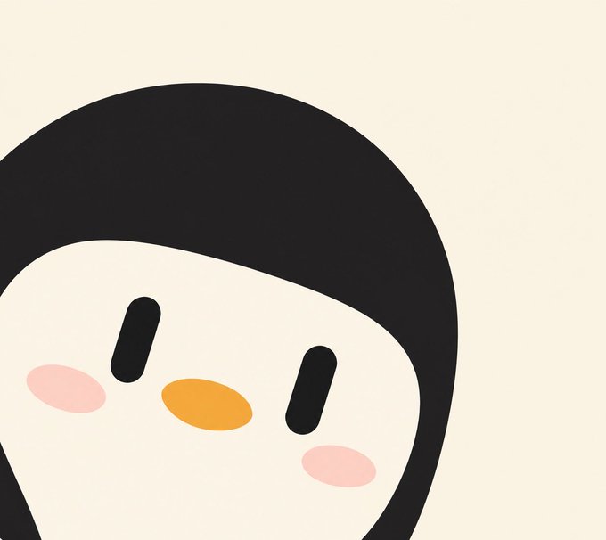 A minimalist cartoon illustration of a snowman's face with black eyes, an orange carrot nose, and pink rosy cheeks against a cream background.