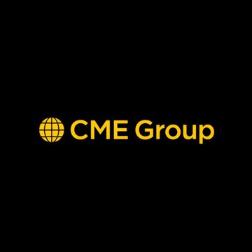The image displays the CME Group logo in gold against a black background, featuring a stylized globe icon next to the company name. This logo corresponds to the financial institution announcing the launch of BCH (Bitcoin Cash) and UNI (Uniswap) futures contracts on October 19.