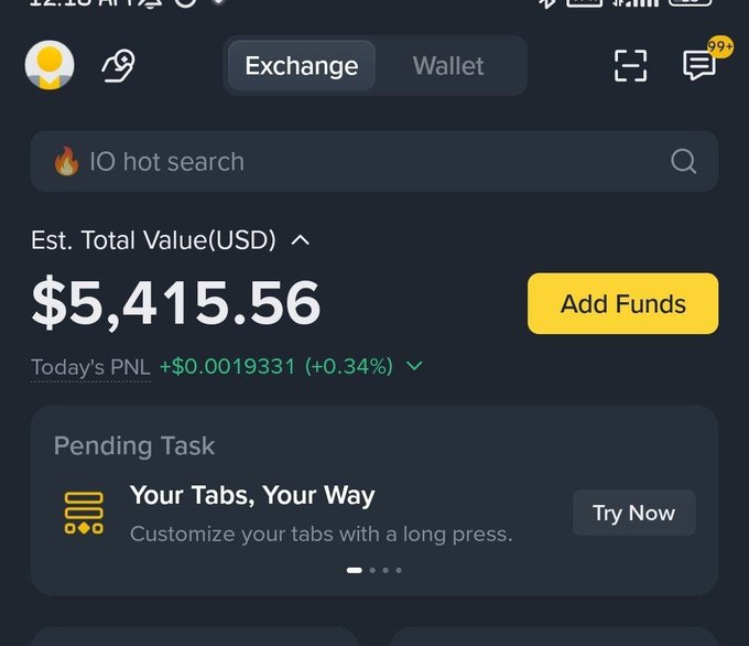 The image shows a screenshot of a mobile app that displays information about a cryptocurrency exchange, specifically Bitcoin. The app has a green button with white text indicating that $5,4,156.56 has been invested into Bitcoin. There are also other buttons on the screen providing more details and instructions for the user to follow.