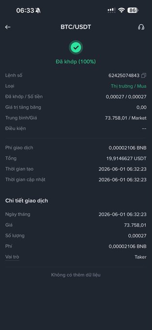 The image shows a phone screen displaying a list of transactions, including one that was completed at 6:00 pm on June 1st, 2005. The text on the screen indicates that the user has been trading Bitcoin for quite some time now, as they have been trading since the 18th week of May 2006 and continue to do so in the current month. This suggests that the user is dedicated to their crypto journey and is actively participating in the market.