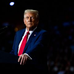 A report from Public Citizen states that Donald Trump and family-linked crypto ventures have caused investors at least $4.7 billion in losses since 2022, as depicted in this image of Donald Trump.