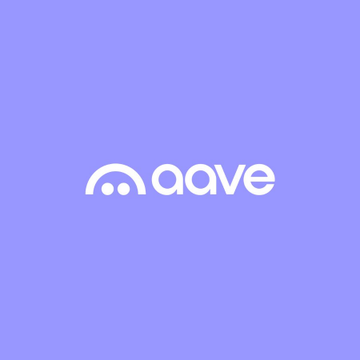 The image features a logo for a company named "Aave". The logo consists of a white circle containing two black dots, which are replaced by the word "Aave" written in all capital letters. Below this logo, there's text that reads "BREAKING: Aave proposals deploying V4 on Avalanche with a dedicated RWA hub." This suggests that the company is promoting the idea of using Avalanche as their primary server and RWA (Relational Database Administrator) for their needs.