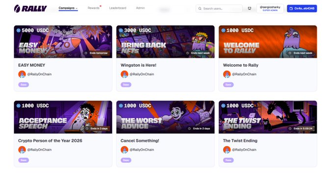 The image features a screenshot of an online gaming platform called "Rally", which displays several games for sale. The game genres include action, adventure, puzzle, and strategy. There are six different games available for purchase or play, each with a corresponding price tag. The top row shows a row of games, while the bottom row lists individual games in detail. The text on the screen highlights a gaming promotion where players can win prizes by joining certain campaigns. The main focus of this post is the game Wingston NFTs, which seems to have caught the attention of many gamers with its unique gameplay and potential for high rewards.