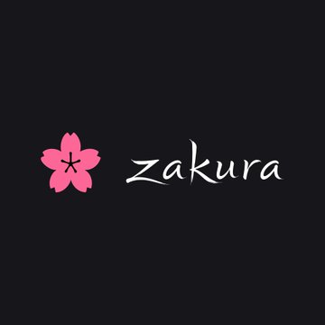 A dark logo image shows a pink cherry blossom icon beside the white word “zakura.” The branding relates to the accompanying post about Zcash developer Zakura proposing one-time viewing keys to protect users’ other shielded payments from quantum tracing.
