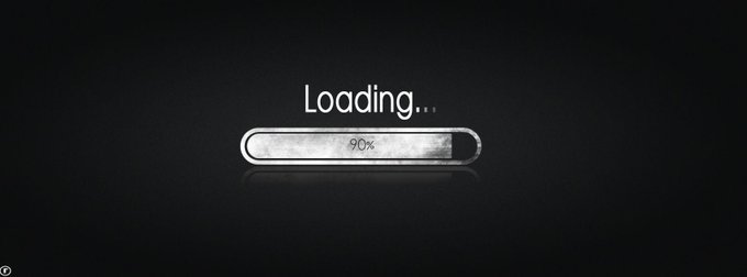 The image features a loading bar with the word "loading" written above it, indicating that something is currently loading or about to load onto the screen. The background of the image is black, which contrasts with the white text on the bar. Below the bar, there's some text that reads "Get some liquidity $Gram season is coming". This message seems to be related to a post on social media, possibly promoting an event or product.