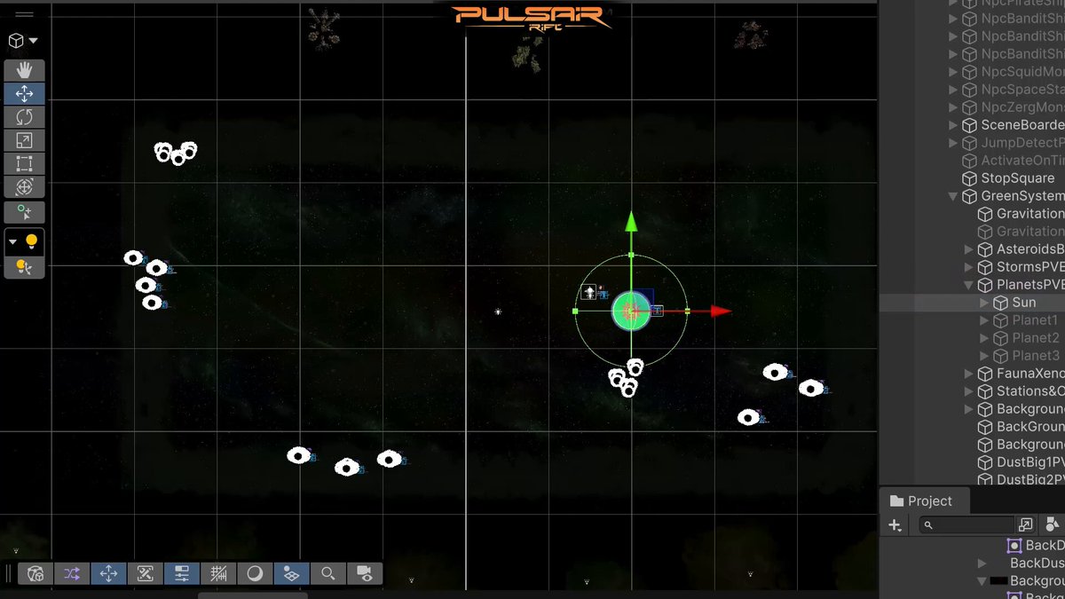 The image shows a computer screen displaying a video game interface, likely a game called "Pular". The game appears to be in beta testing mode, as indicated by the text at the bottom of the screen that reads "We're continuing development and steadily moving toward our goals ... focusing on security and stability ... adding fresh content to the game step by step."