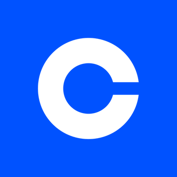 The image shows the logo for "C", likely representing Coinbase, a cryptocurrency exchange. This relates to the post by suggesting that the "financial industrial complex" is backing a venture like Hyperliquid, implying it's a significant player in the crypto space that will be difficult to compete with.