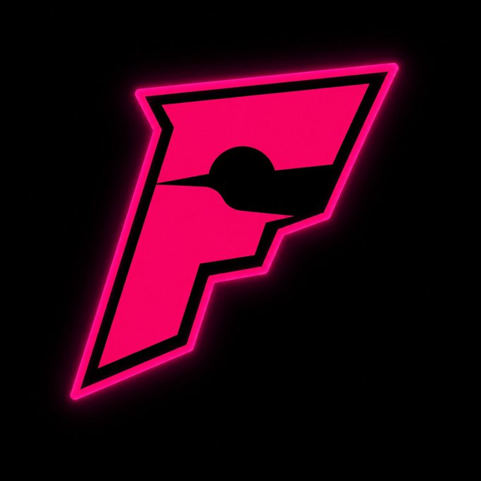 The Fanatics logo, featuring a stylized pink 'F' with a black baseball cap design set against a black background.