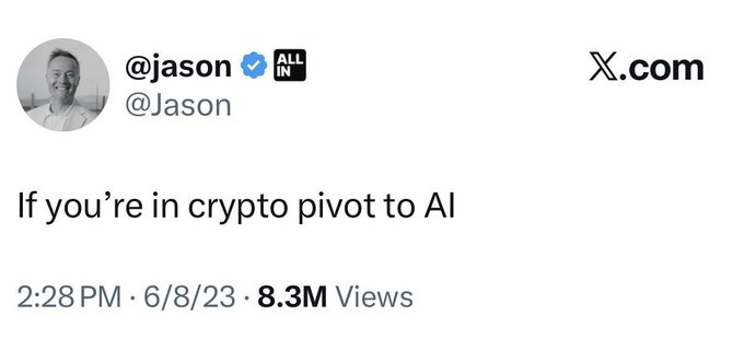 The image features a man's face, likely a photo of Jason Williamson, who has posted a message on Twitter about a cryptocurrency called Bitcoin. The post includes a link to an article discussing the potential benefits of using Bitcoin as a form of currency. The post also mentions that there is a bet going on between two people with one asset being Bitcoin and the other being a website called x.com.