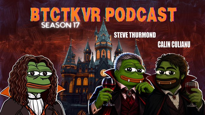 The image features a cartoon of three cartoon frogs wearing costumes with wine glasses in their hands. The background shows an illustration of a castle, suggesting that they are attending a Halloween party or a similar event. The text "The BCH Bullet" is also present on the image.