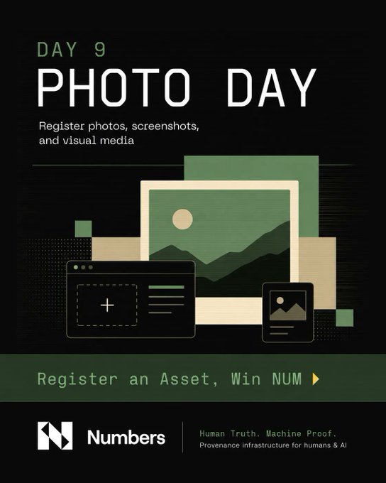 In this image, a poster is featured for a photography day event that took place on October 9th. The poster includes a picture of a photo editing software with a mountain background as an icon. It also contains information about the event, such as the date, time, and location, along with details like the title "Day 9" and the event's theme being "camera". Additionally, there is text promoting the idea that a software named Proof Snap can automatically register photo shoots for users to win NUM, which implies that Proof Snap should be used to capture photos during this event. The presence of an action image with various editing tools on it further reinforces the context of photography and the purpose of the poster.