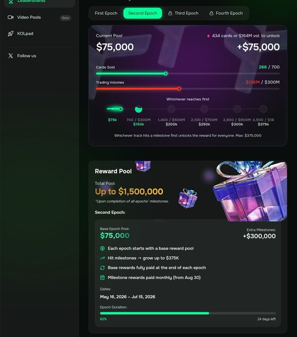 The image features an advertisement for a trading platform, which appears to be called "Mindo" with green lettering on a black background. There are two posts displayed - one showing the account details and the other promoting a campaign to buy a tria card for $1.5m or less. The title of the ad encourages users to join the campaign and earn money from it, while also informing them about the three coaches available and how much they can potentially gain by participating in the trading platform's activities.