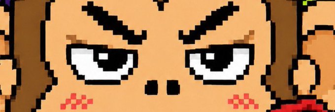 This pixelated image, likely a profile picture for the NFT project @ApezHood with a 10,000 supply and $0.05 price, showcases a close-up of an animated monkey character. This visual likely represents the artwork for the NFT collection advertised in the accompanying post.