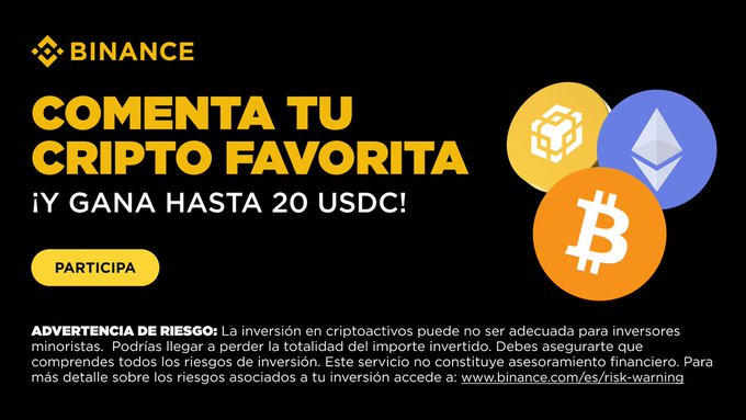 The image features a banner for a crypto advertisement that includes three different types of cryptocurrency symbols (bitcoin, ethereum, and others) along with text promoting Bitcoin. The banner also contains a call-to-action button inviting users to participate in an online contest or sweepstakes related to cryptocurrencies.