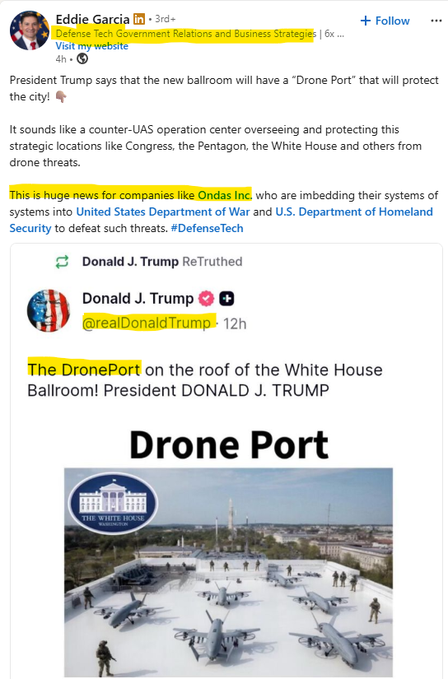The post features a picture of several fighter jets, with text promoting drone use by the government as a means of combatting terrorism. The headline reads " drones for war ... control center over enemy airspace" which emphasizes the role that drones can play in national security. There is also a person's name at the bottom and a message encouraging viewers to share the post on social media platforms, likely with the intention of raising awareness about the government's intentions related to drone use.