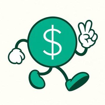 A cheerful green coin mascot featuring a dollar sign, white gloves, and a peace sign flashes a friendly wave—visually representing the $HAPPY token that's rallying on the Arc blockchain as traders rally around the tokenized version of Circle's iconic 2016 Happy Coin character.