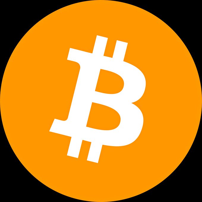 A digital image of the Bitcoin cryptocurrency logo, featuring the iconic white 'B' symbol on an orange circular background.
