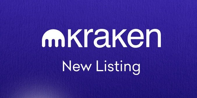 The image features Kraken's purple branded banner displaying the "kraken" logo (with its iconic octopus tentacle icon) alongside the text "New Listing," signaling an announcement teaser that ties to the post asking the community to vote on which altcoin the exchange should list next in anticipation of #Altseason2026.
