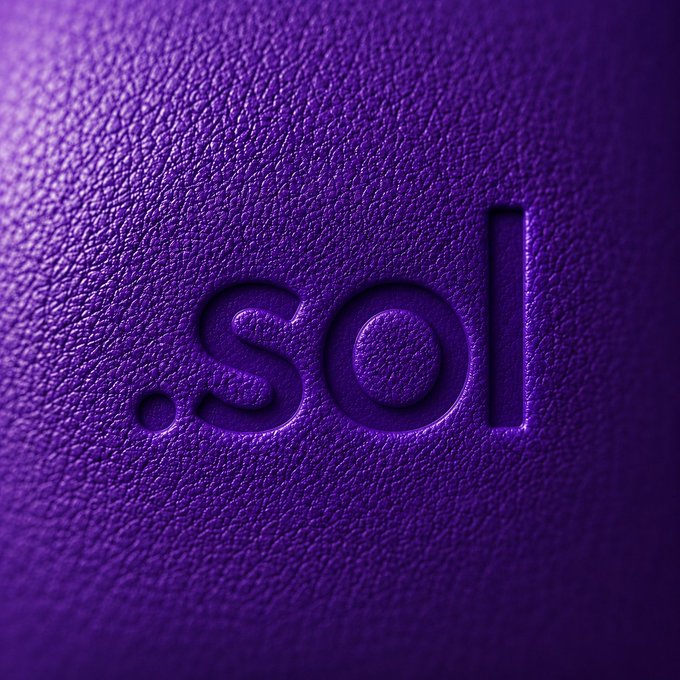 ?".sol" is written in a purple font, which appears to be the main focus of the image.