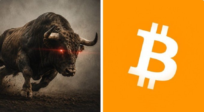 A charging bull with glowing red eyes alongside the Bitcoin logo, symbolizing the anticipated explosive crypto bull run as institutional adoption and regulatory clarity drive the next major market surge.