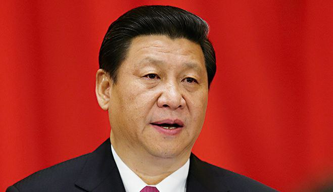 Xi Jinping, leader of China, is pictured here likely addressing the nation about the country's economic policies. The image supports the post's claim about China's ¥1.062 trillion liquidity injection.