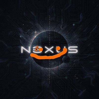 A dark logo image featuring the text 'NEXUS' with an orange smile-like swoosh design over a tech-inspired background.