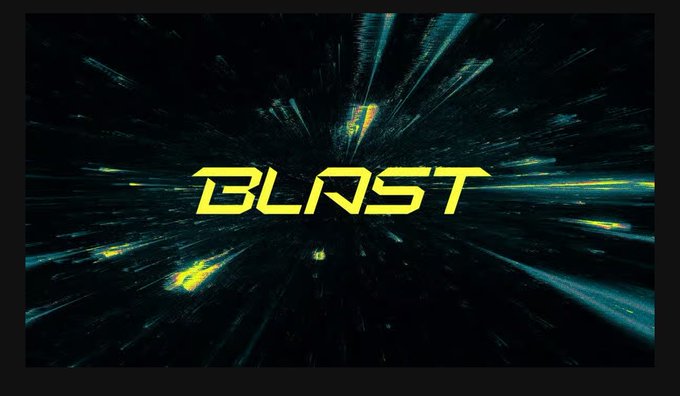A stylized graphic with the word 'BLAST' in bold yellow letters against a dynamic dark background with teal and yellow light streaks creating a sense of motion.
