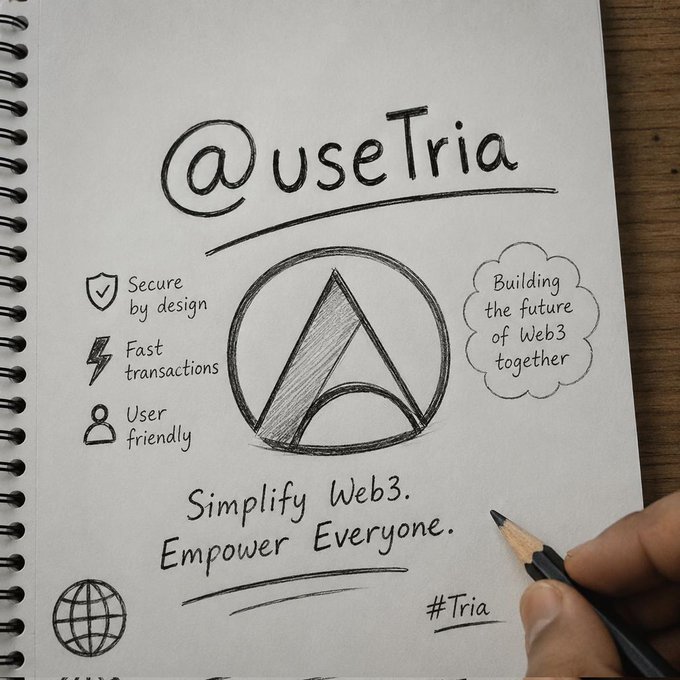 The image shows a hand holding a pencil over a piece of paper filled with text and drawings related to Web3. It appears to be a note or sketchbook about Web3, possibly for onboarding new users or explaining the concept. The focus on simplicity and ease-of-use is evident in the content displayed, which could potentially help attract more people to adopt Web3 platforms.