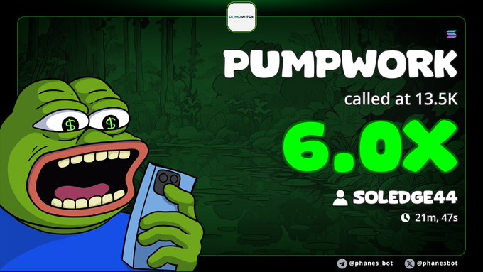 The image features a cartoon frog with a green color, holding up an object while talking into a cell phone. The frog appears to be actively using the cell phone, possibly sending messages or playing games. Surrounding this scene are various text elements such as numbers and letters that might provide context about the post on social media, but they do not carry much significance in comparison to the main focus of the image - the frog with the cell phone.